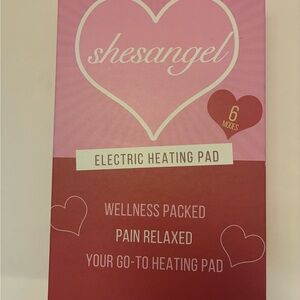 Electric Heating Pad 6 modes Portable/Cordless Shesangel with Charger and Manual